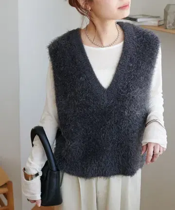 DISCOAT 디스코트 앞뒤 2WAY 페더얀 숏 베스트 그레이