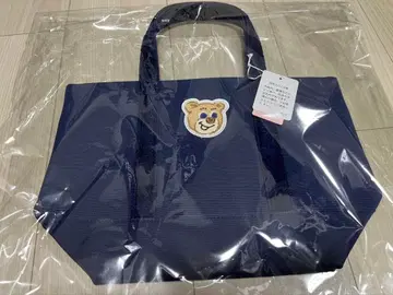 러브러리 바이 페이 올드 테디 와펜 토트백 작은 사이즈 네이비