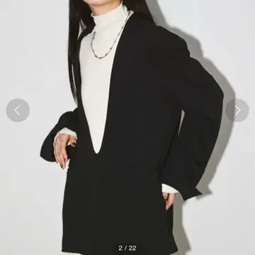 TODAYFUL U넥 풀오버 재킷 블랙 38