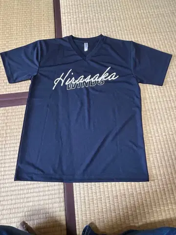 윈즈 히라사카 사인 포함 T셔츠 glimmer M 네이비