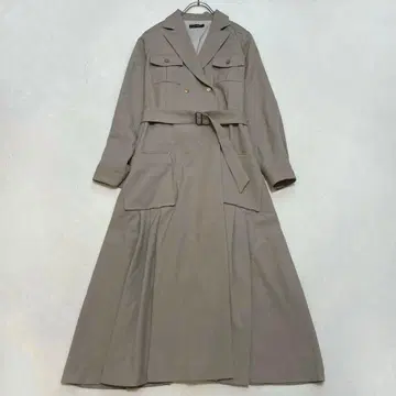 잉게보그 코트 원피스 핑크하우스 벨티드 개더 더블