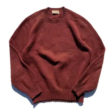 [ 80s ] Scotland Mc George 무지 울 니트 브라운