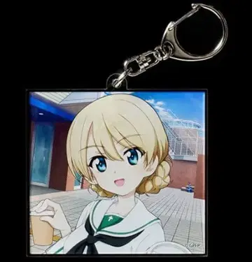 걸즈 앤 판처 아크릴 키링 다즐링