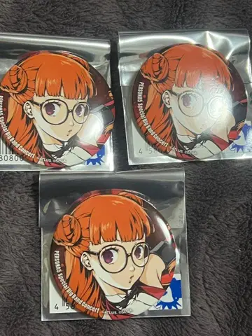 페르소나 5 P5BB 사쿠라 후타바 빅밴드 콘서트 캔뱃지 3개