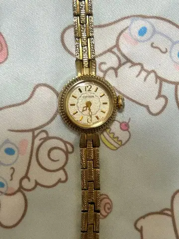 Citizen 시티즌 Kii 골드 아날로그 손목시계