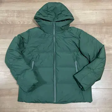 유니클로 남성용 심리스 다운 후드티 3D 컷