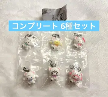 컴플리트 산리오 메지루시 액세서리 복슬복슬 스노우 플로키 전 6종