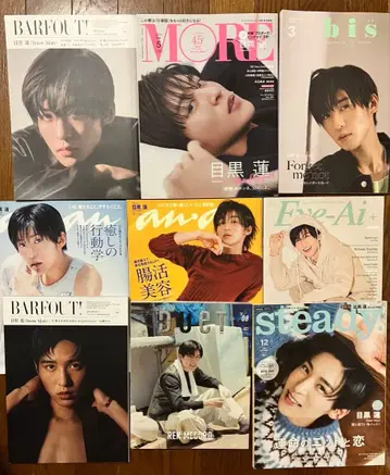 SnowMan 메구로 렌 잡지 묶음 판매 18점