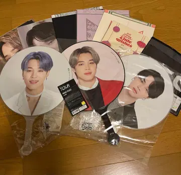 BTS 지민 프리미엄 사진 사진 플립 부채 묶음 판매