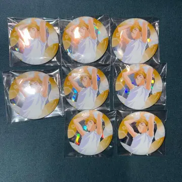 하이큐 홀로그램 캔뱃지 미야 아츠무 비치볼 ver.