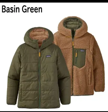 파타고니아 리버서블 후디 키즈 XXL