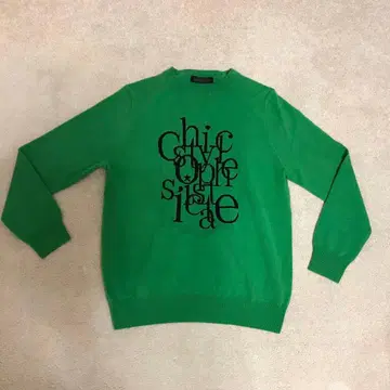 로고 자카드 풀오버