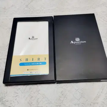 Aquascutum 와이셔츠 원단 기간 만료 재단권 포함 화이트 무지 면