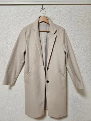 베이지 체스터 코트