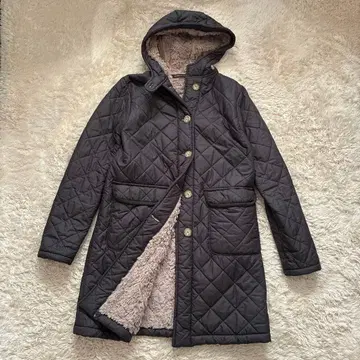 MACKINTOSH 퀼팅 코트 차콜 그레이 40