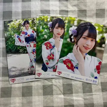 =LOVE 이코러브 사사키 마이카 여름 축제 사랑 브로마이드 컴프