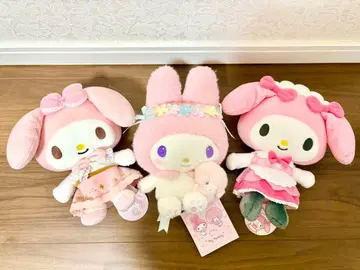 레어 마이멜로디 봉제 인형 묶음 판매 미사용 새상품 택 포함