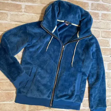 인기 BEAMS HEART 보아 플리스 자켓 후드티 블루