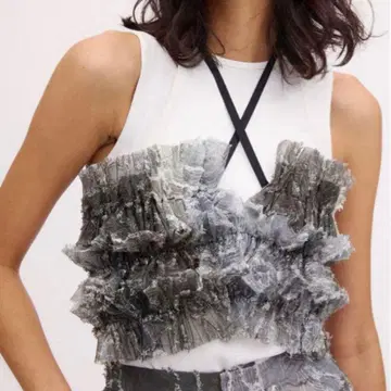 Ameri RIPPLE SHAGGY ART BARE TOP