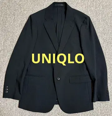 [ 새상품급 ] UNIQLO 감동 자켓 블랙 S 사이즈