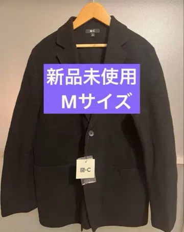 미사용 새상품 유니클로C 25AW 니트 자켓 블랙 M 사이즈