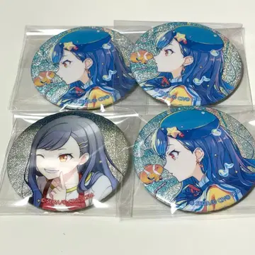 프로세카 글리터 캔뱃지 시로이시 안즈 세트