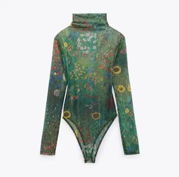 ZARA FARM GARDEN WITH SUNFLOWERS 튤 바디