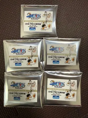 원피스 루피 신칸센 콜라보 후쿠오카 한정판 아크릴 키링 5개 세트 미개봉