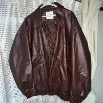 FREAK'S STORE 브라운 가죽 자켓