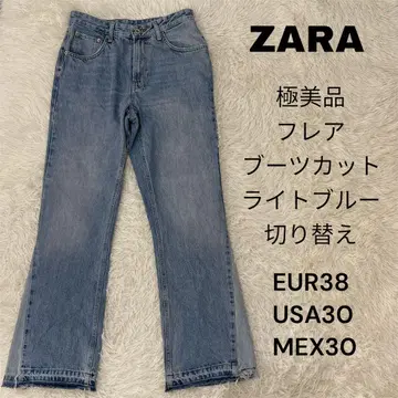 ZARA 플레어 데님 부츠컷 EUR38 USA30 절개 컨디션 최상