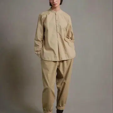 시착만 한 상품 botanist 셔츠 in poplin sand XL