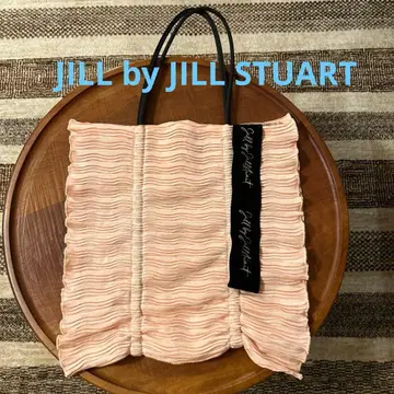 JILL by JILL STUART 플리츠 토트백 A4 핑크
