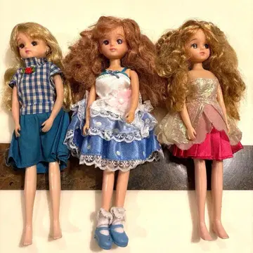 리카짱 인형 3개 묶음 판매