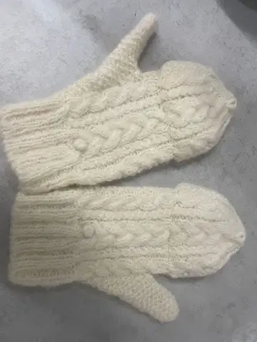 TODAYFUL 투데이풀 케이블 니트 장갑 워머 미튼