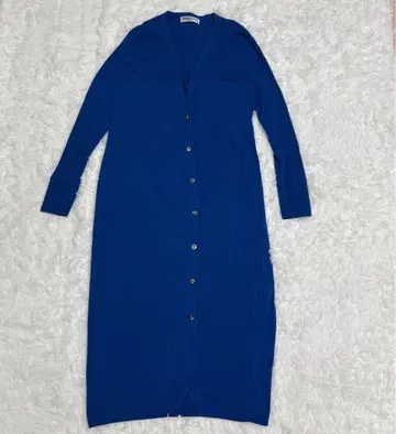 GEORGES RECH 여성용 원피스 M 블루 코튼 이토킨