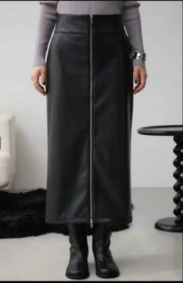 아줄바이마우지 롱 타이트 스커트