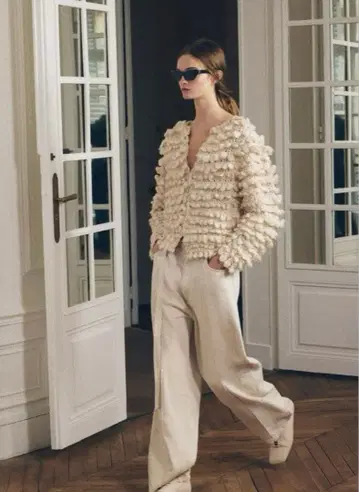 ZARA 자라 텍스처 니트 가디건 S 사이즈