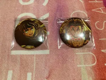 귀멸의 칼날 무한성편 키 비주얼 캔뱃지 토키토 무이치로 히메지마 교메이