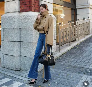 [ sheller ] 셰리에 오카야마 포켓 플레어 데님