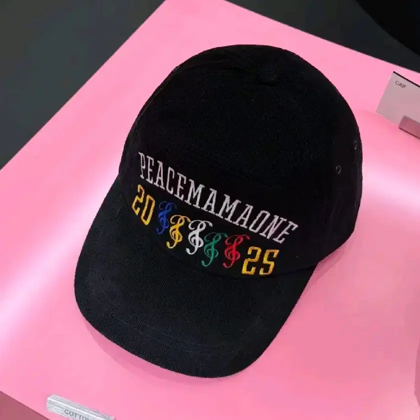 GDRAGON peacemamaone 韓国 popup限定キャップ コットン PEACEMINUSONE