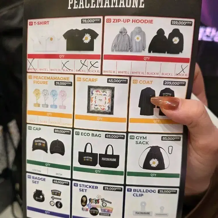 PEACEMINUSONE MAMA キャップ コットン G-DRAGON 24SS ×NEW ERA Dロゴ