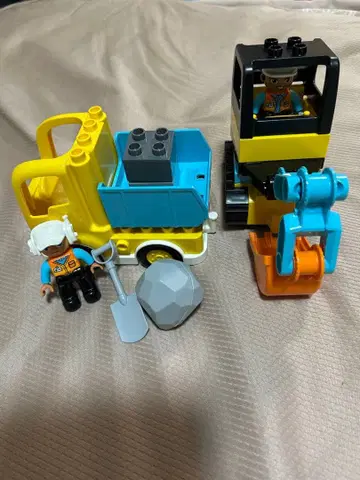 LEGO duplo 셔블 트럭 건설 현장