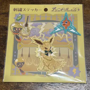 포켓몬 센터 자수 스티커 썬더 이브이 컬렉션