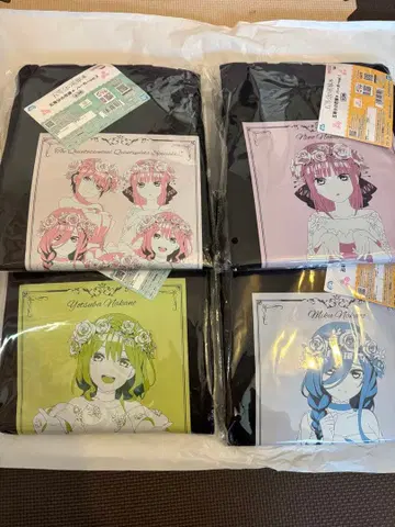 5등분의 신부 니노, 미쿠, 요츠바, 5인, 후드티 세트 판매