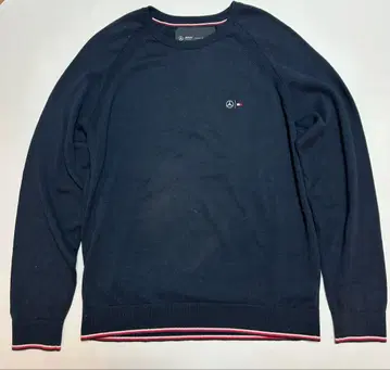 TommyHilfiger AMG 페트로 자수 니트 XL 네이비