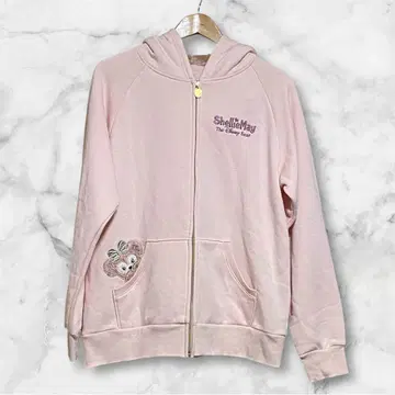 도쿄 디즈니 씨 셰리 메이 후드 부착 복슬복슬 후드티 핑크 L