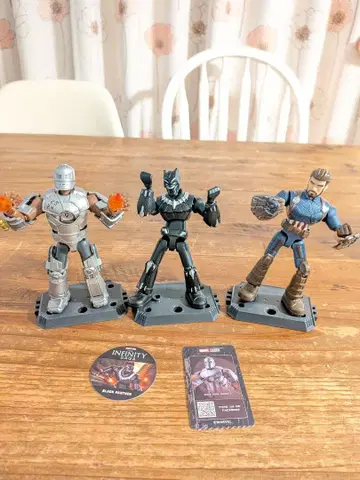 아이언맨 블랙팬서 캡틴아메리카 피규어 Blokees