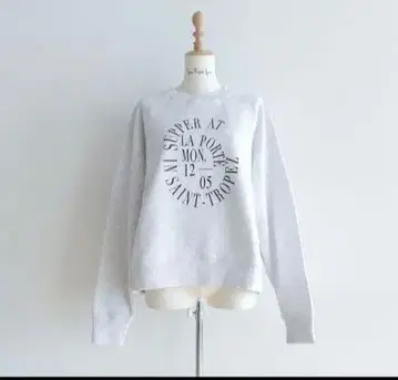 새상품 searoomlynn LA PORTE 래글런 맨투맨 풀오버