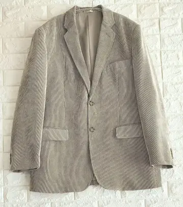 OSCAR JONES 베이지 코듀로이 테일러드 자켓 L