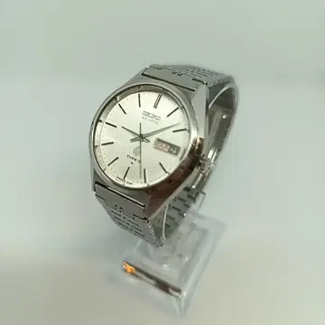 빈티지 SEIKO 쿼츠 손목시계 실버 638171 작동품